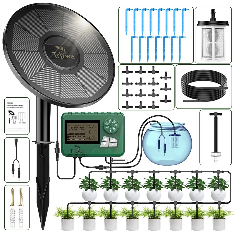 Automatic Plant Waterer - معدات الري بالطاقة الشمسية طقم الري