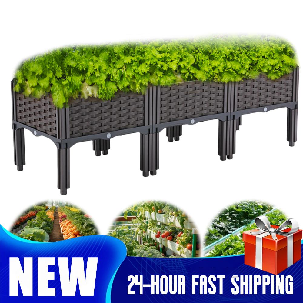 حوض زراعة مرتفع مع تصميم للصرف - مراجعة Self-Watering Planter وسعره